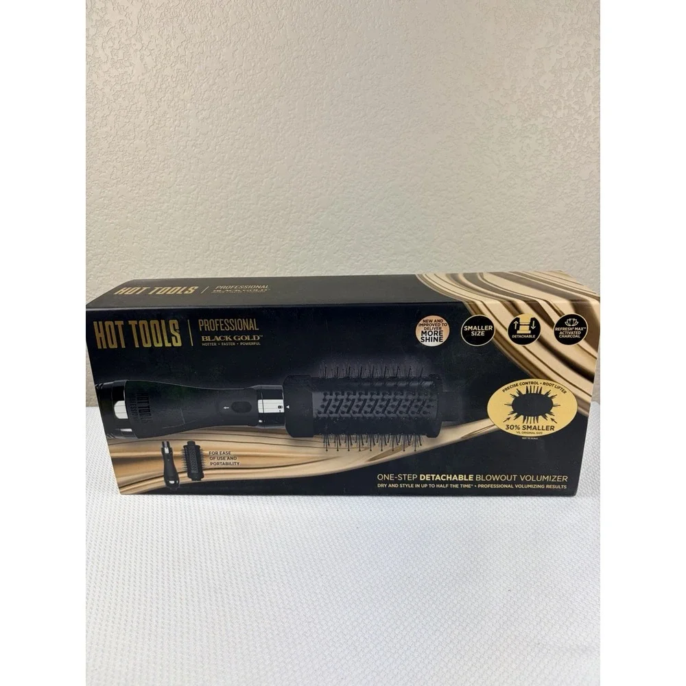 NIB HOT TOOLS Professional Black Gold Detachable One-Step Blowout Volumizer